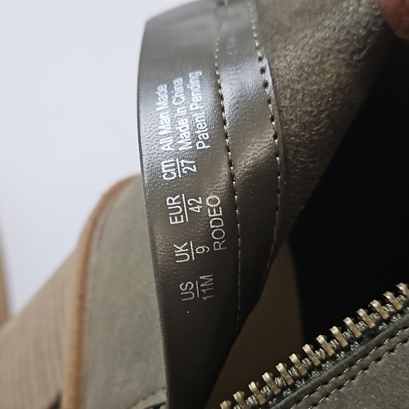 Dr Scholl's Rodeo Ankle Boot sz 11 Olive Green Pre-owned like new - Picture 8 of 11